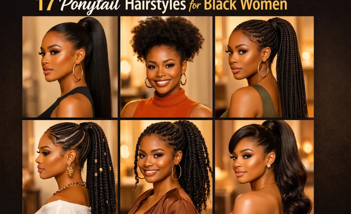 17 Ponytail Hairstyles Ideas for Black Women Best Styles!