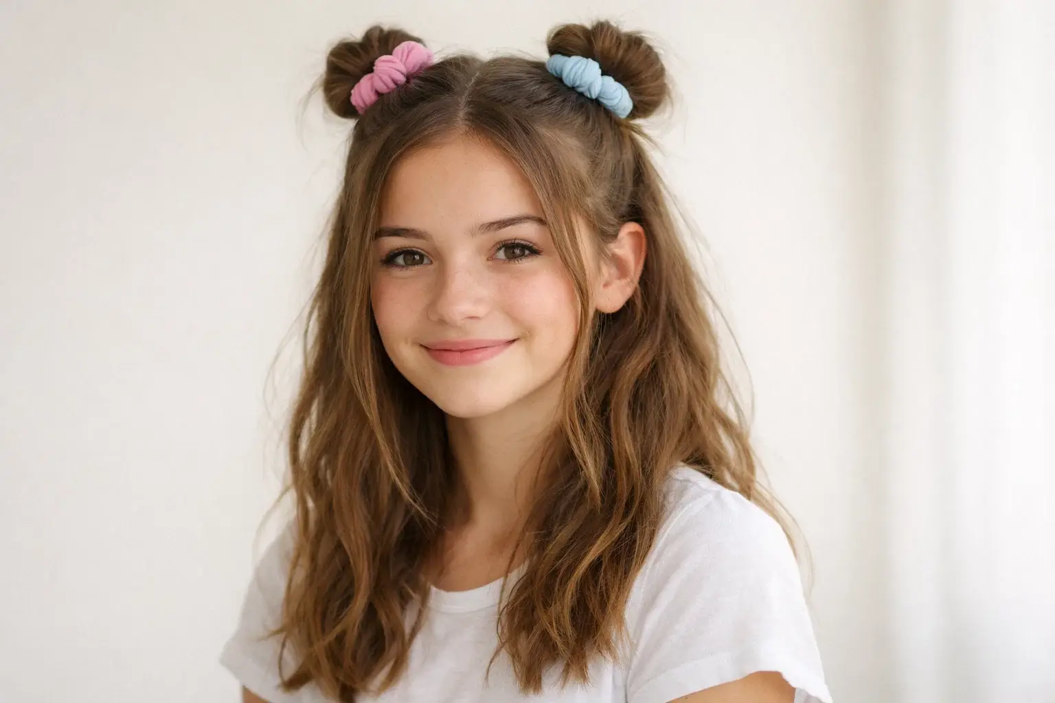 The Half-Up Space Buns