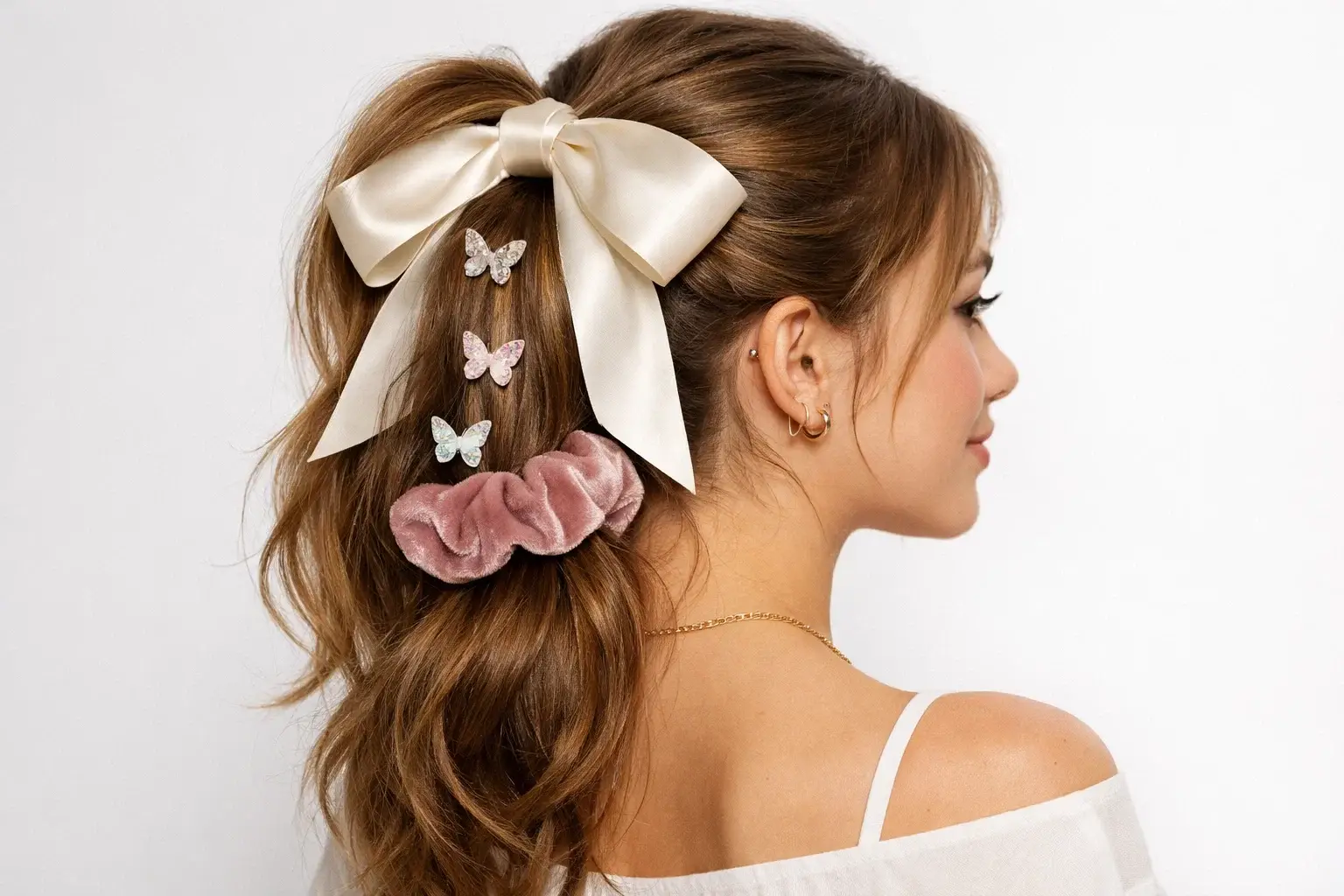 The Accessorized Ponytail