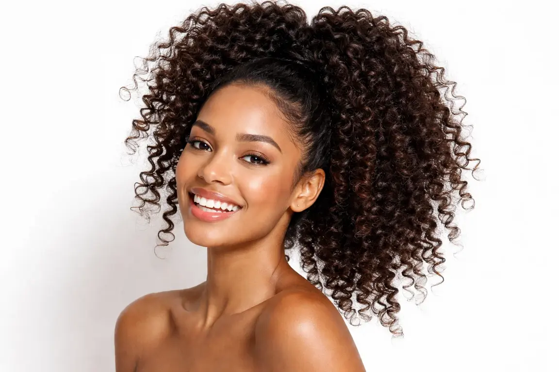 The Curly High Ponytail