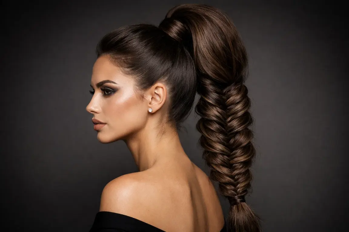 The Braided High Ponytail