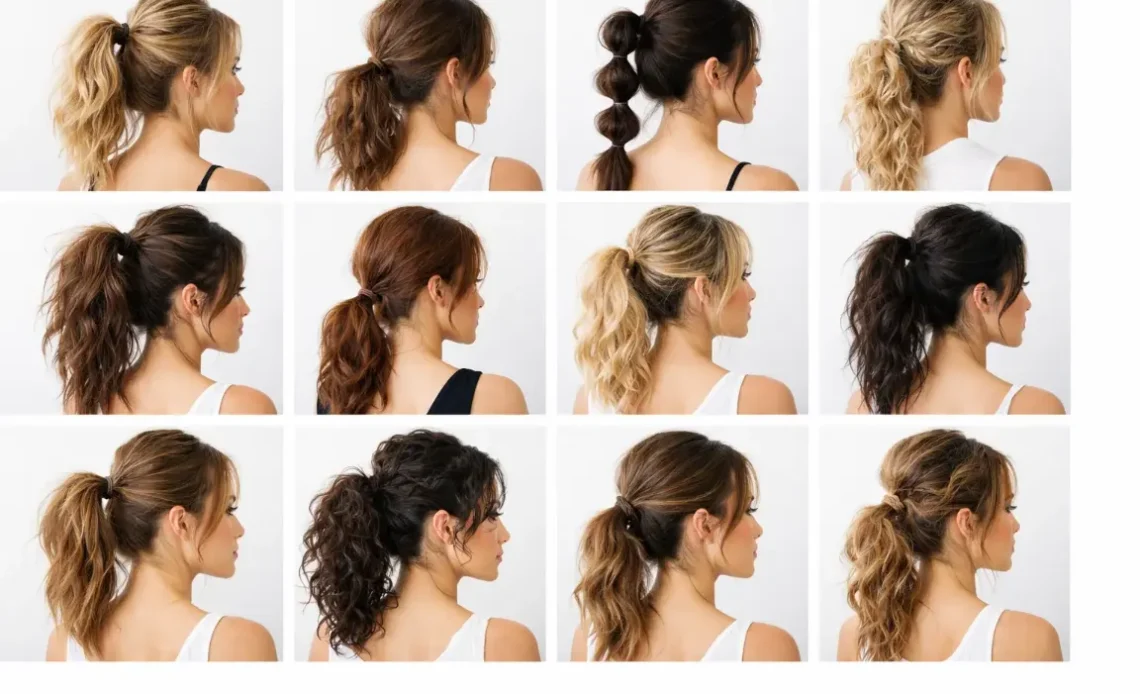 15 Stylish Messy Ponytail Hairstyles for Cute Easy Looks