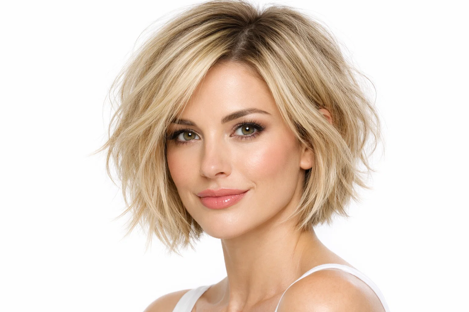 The Messy Bob for Fine Hair