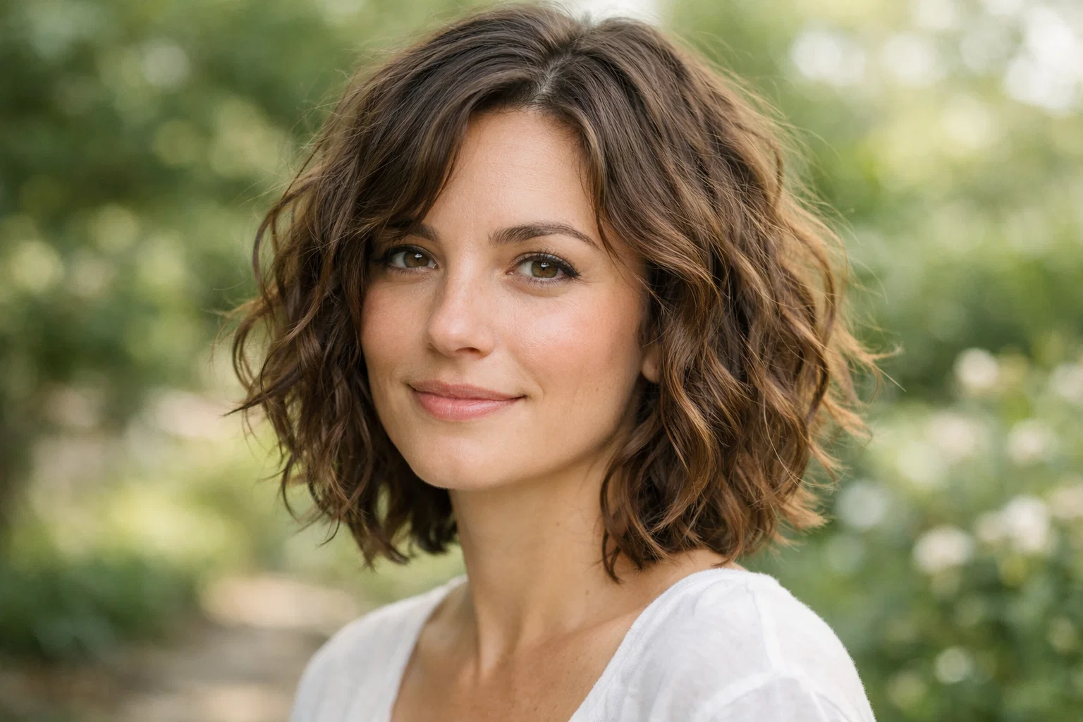 The Wavy Messy Bob