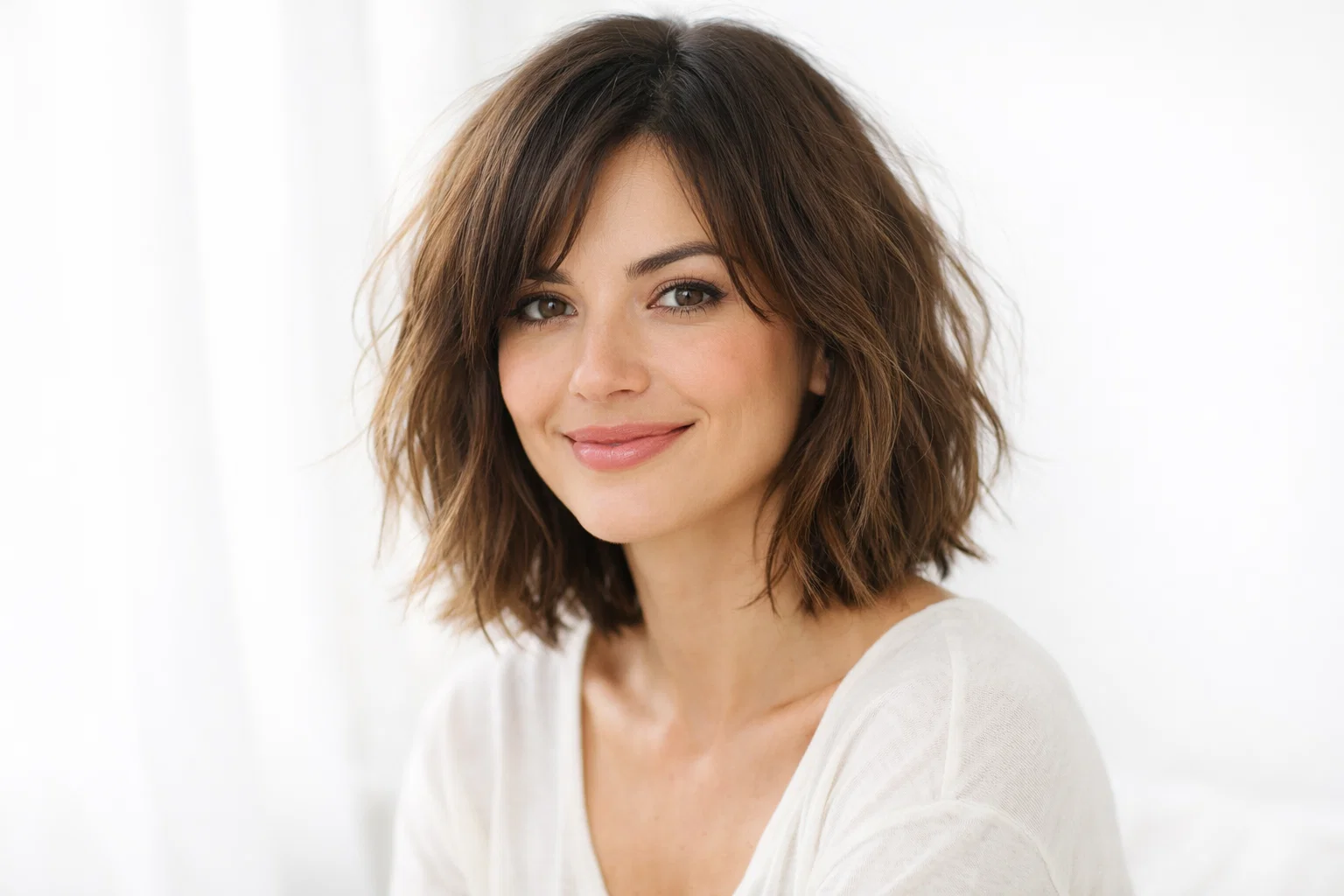 The Medium Messy Bob