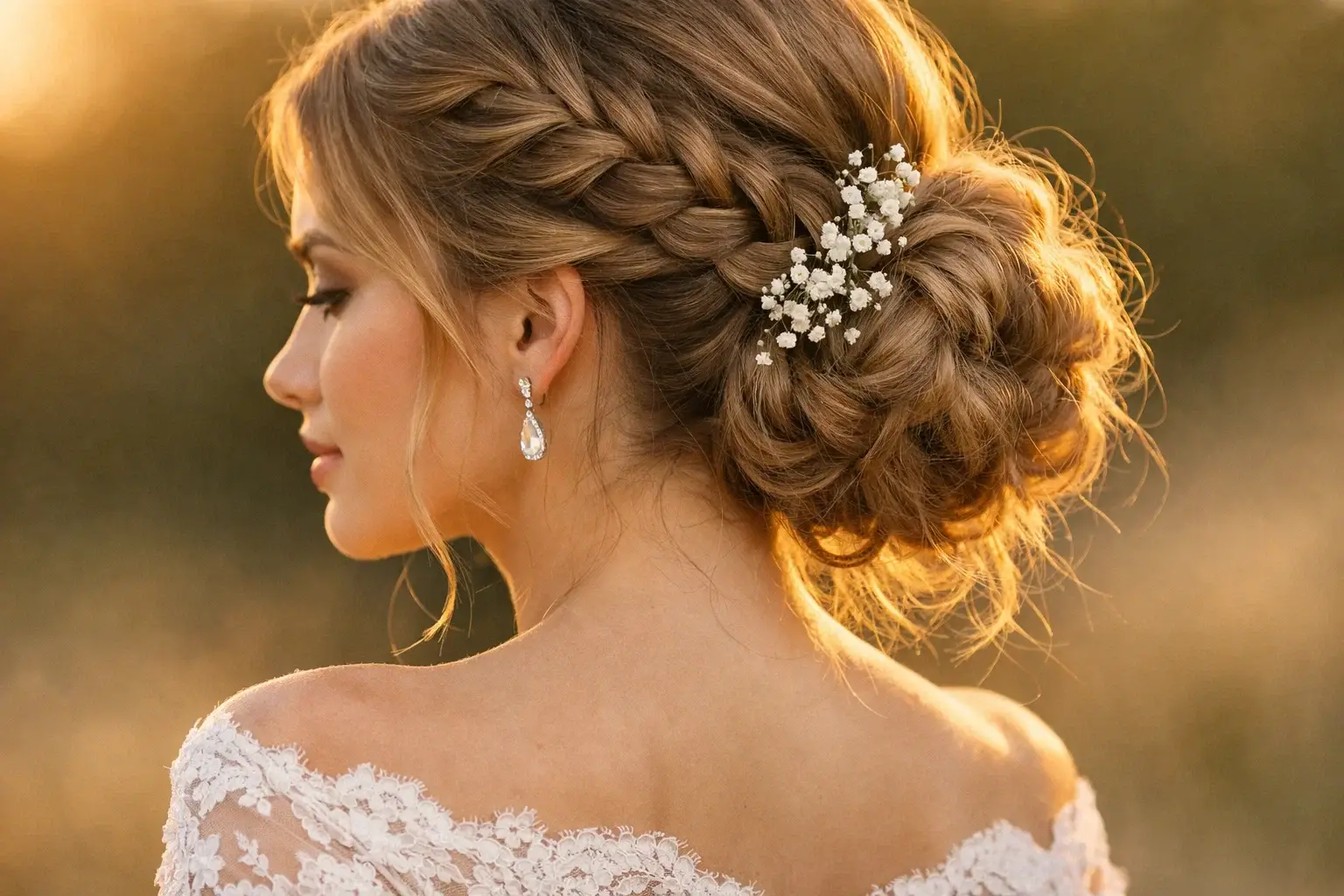 The Braided Messy Bun