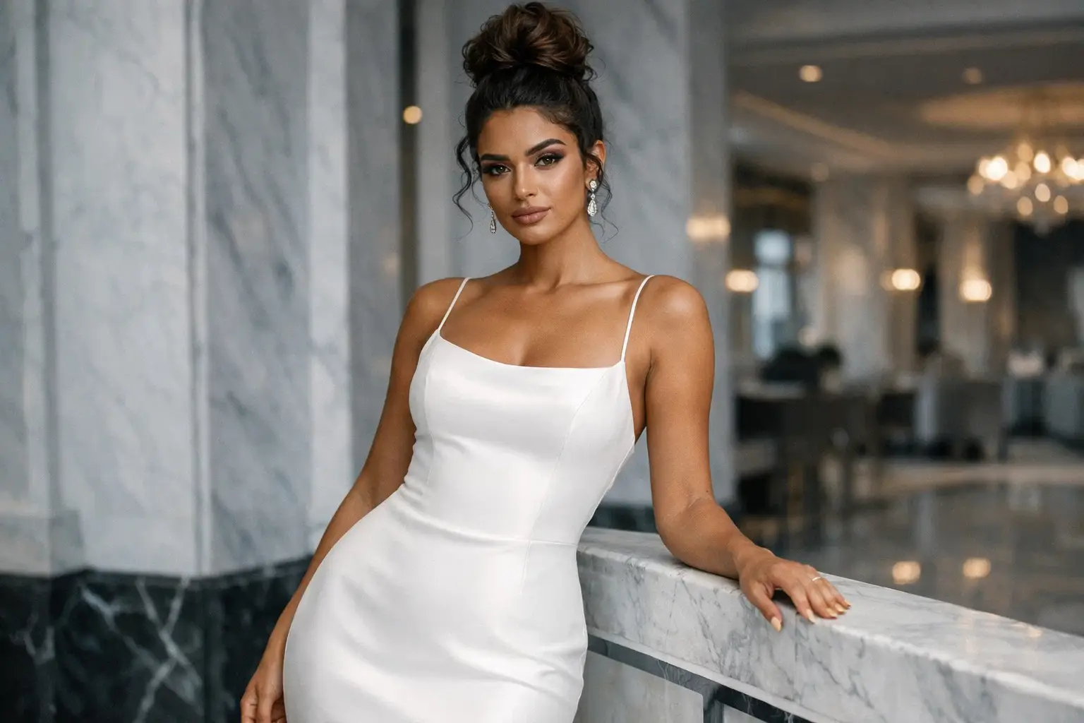 The High Messy Top Knot