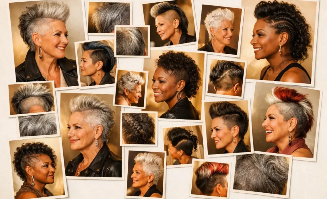 18 Stylish Mohawk Hairstyles for Women Over 50 to Try Now