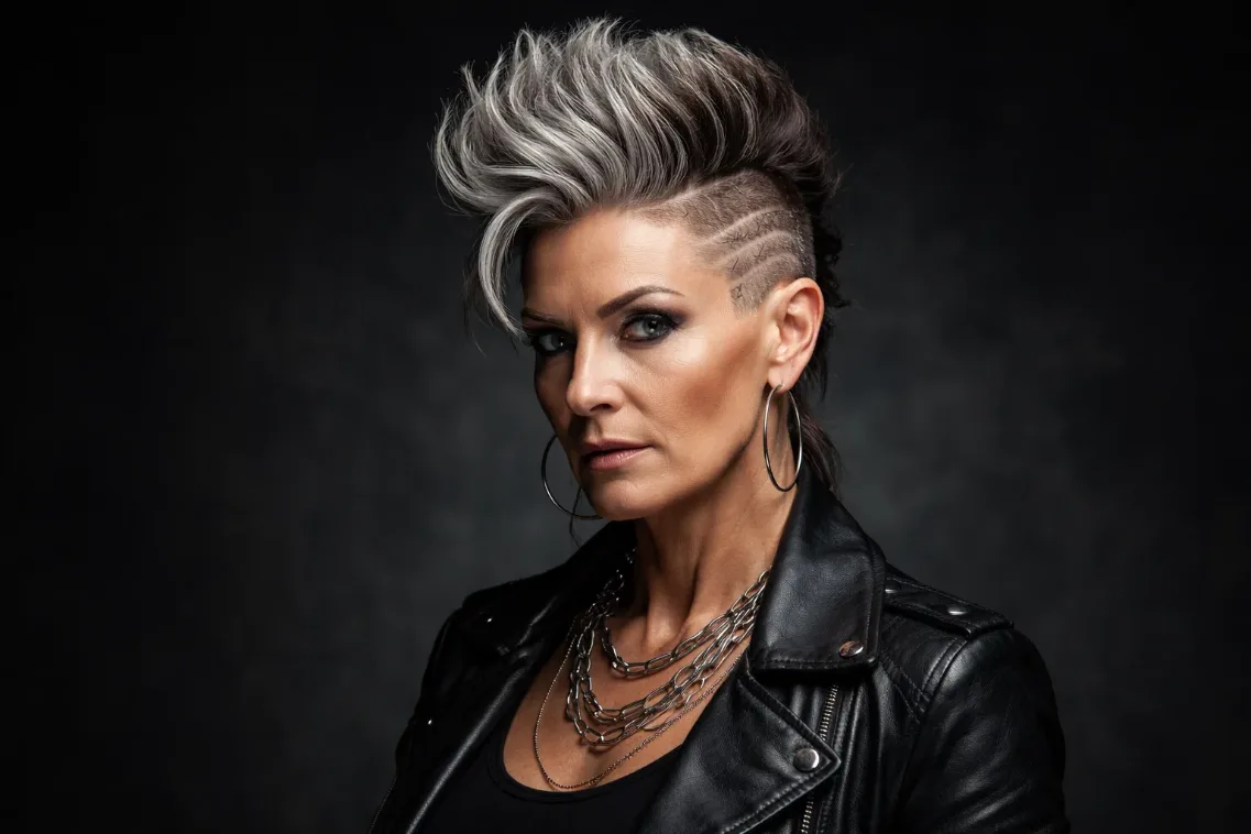 The Geometric Undercut Mohawk