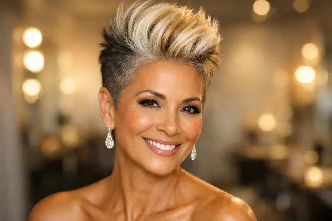 The Tapered Mohawk with Highlights