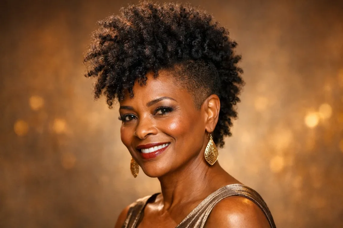 The Classic Short Mohawk for Natural Hair