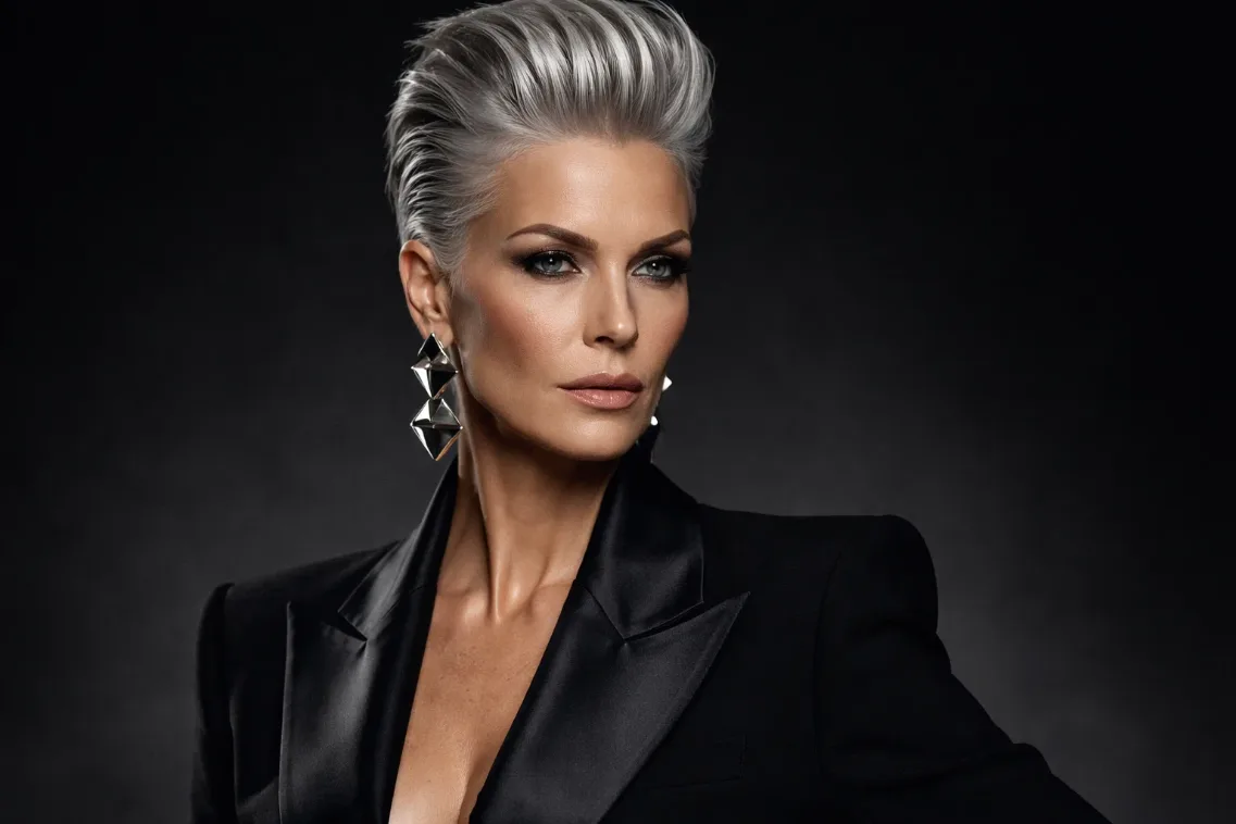 The Sleek Silver Mohawk