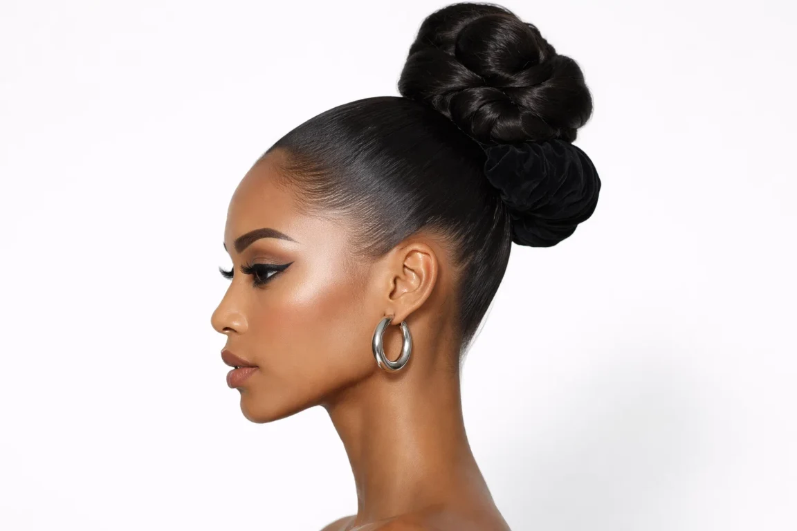 The Knotted Mohawk Bun