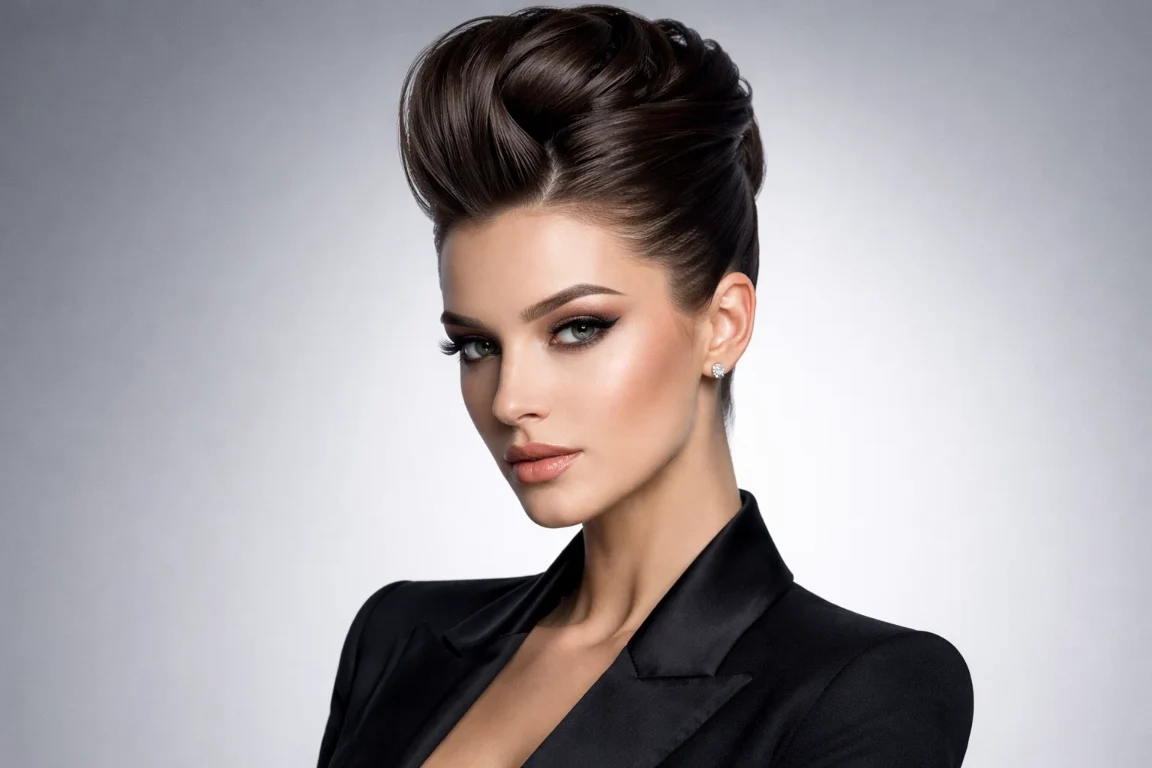 The Faux Hawk Updo