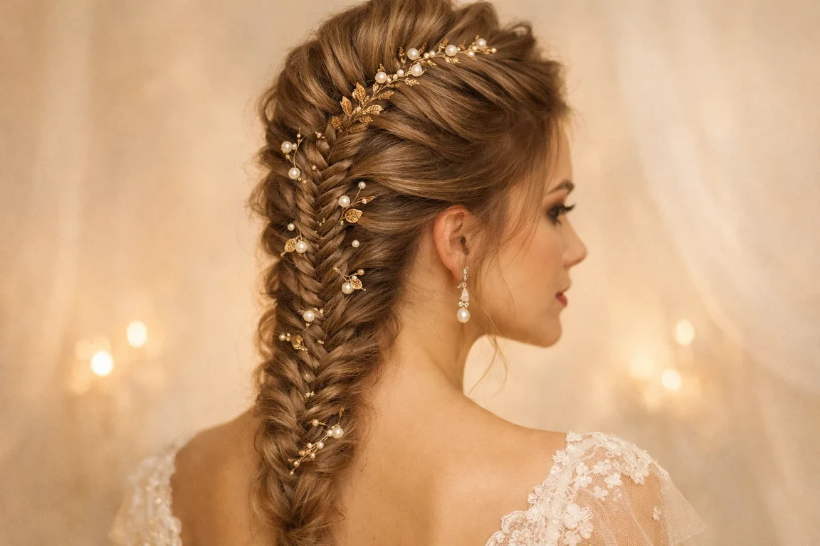 The Fishtail Braid Mohawk Updo