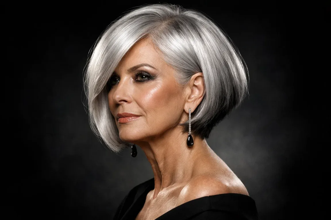 The Silver Inverted Bob