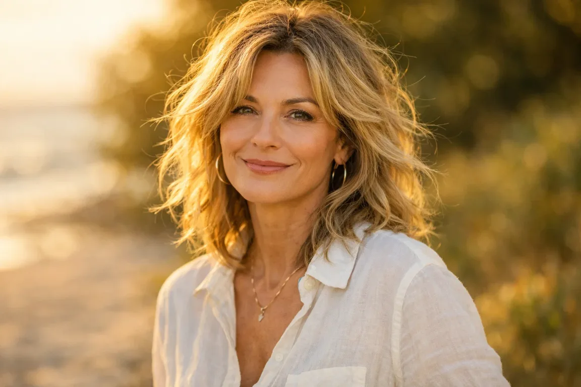 Tousled Beach Waves with Internal Layers