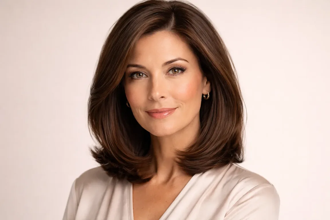 The Sleek Layered Lob for Fine Hair