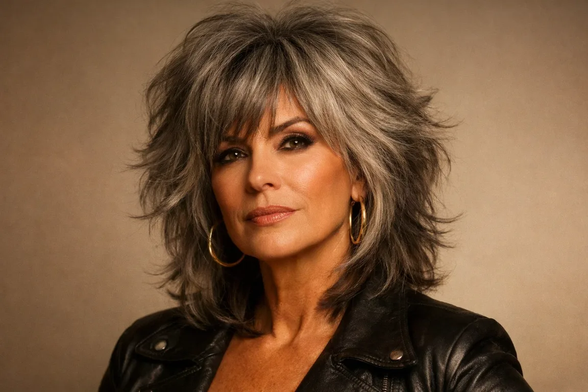 The 70s-Inspired Shag with Voluminous Layers