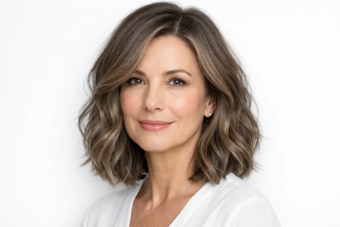 The Mushroom Brown Wavy Lob