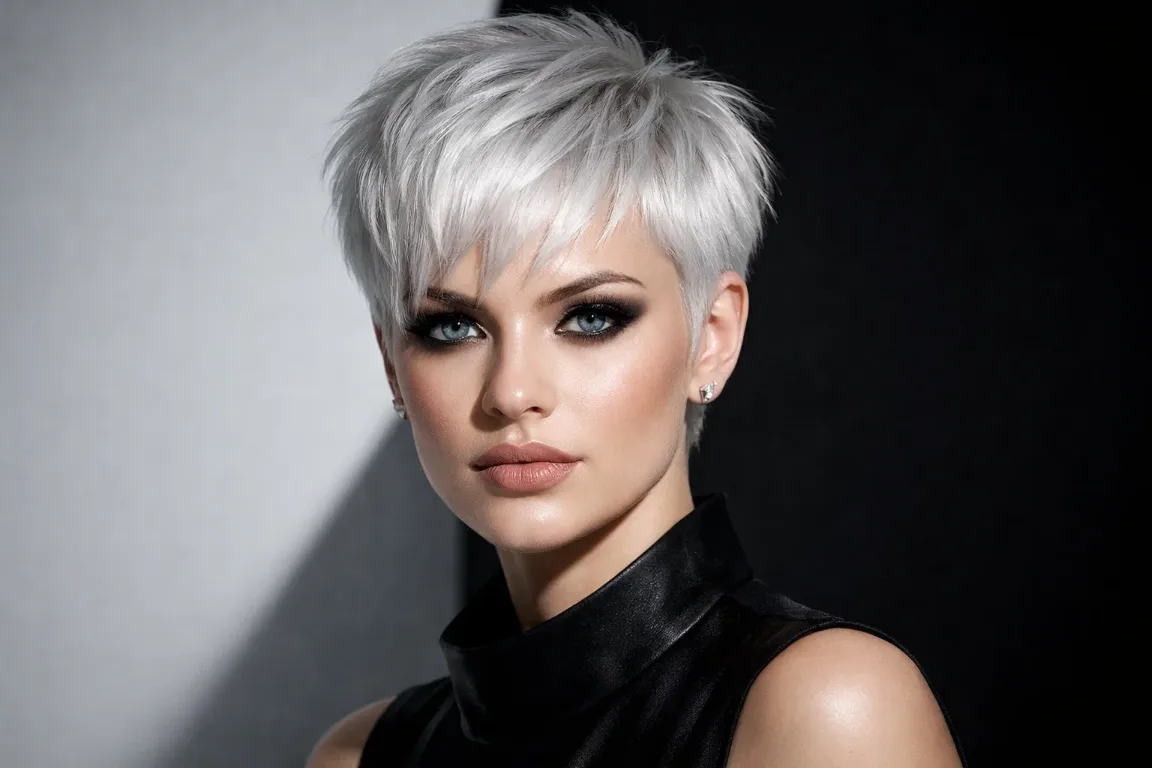 The Platinum Blonde Pixie