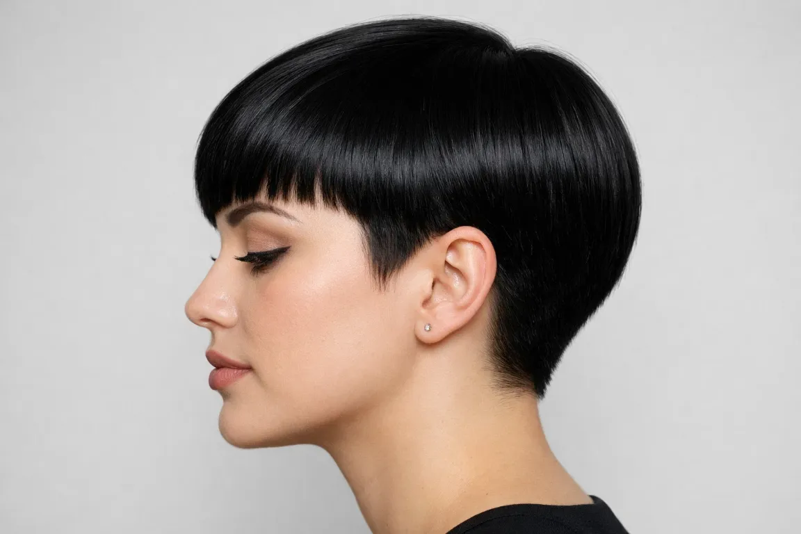 Pixie with Blunt Ends