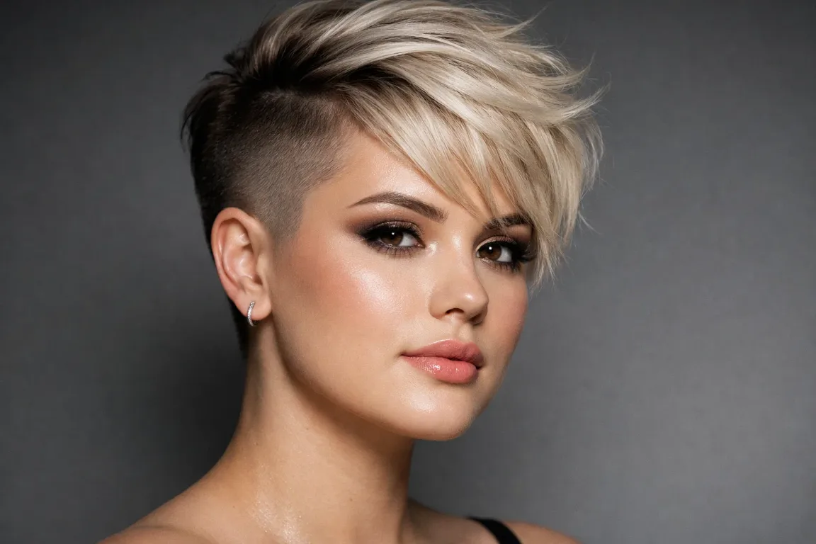 The Shaved Side Pixie