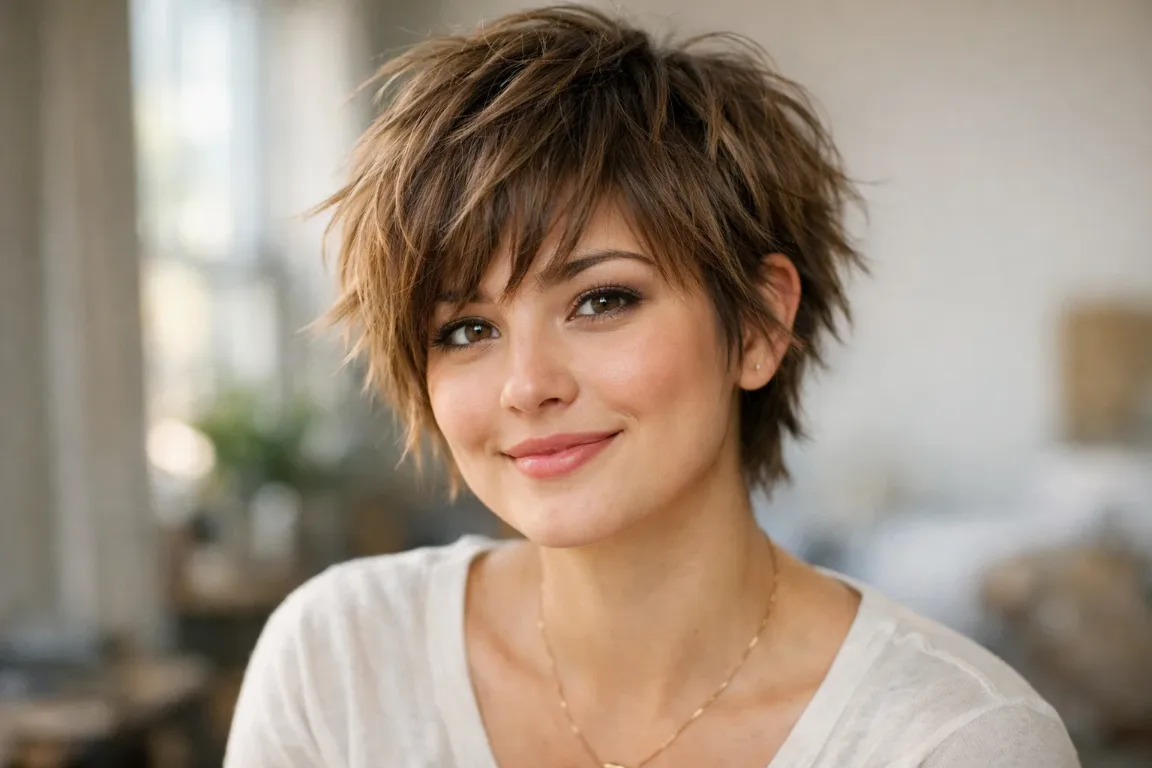 The Shaggy Layered Pixie