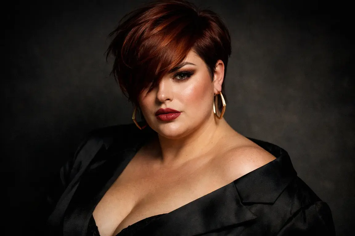 The Pixie with Side-Swept Fringe