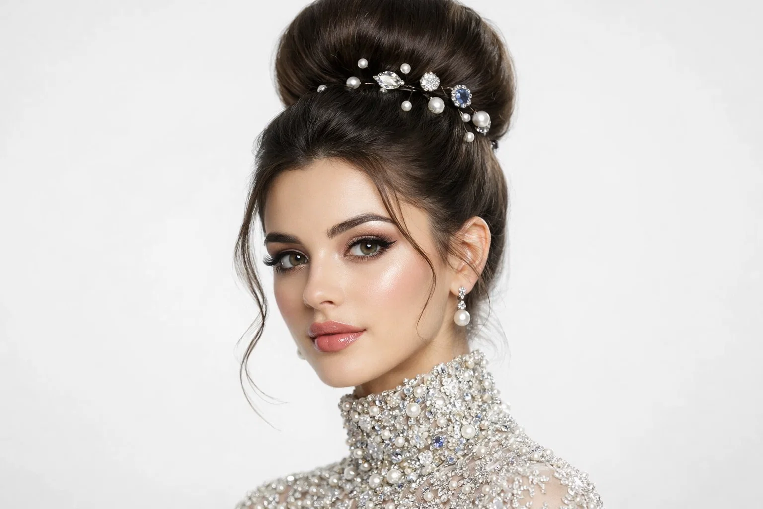 Voluminous High Bun