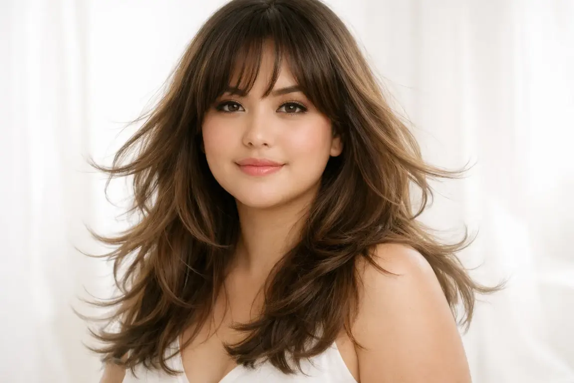 Long Hair with Butterfly Layers