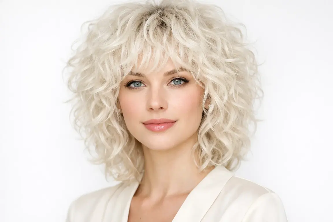 The Curly Shag for Fine Hair