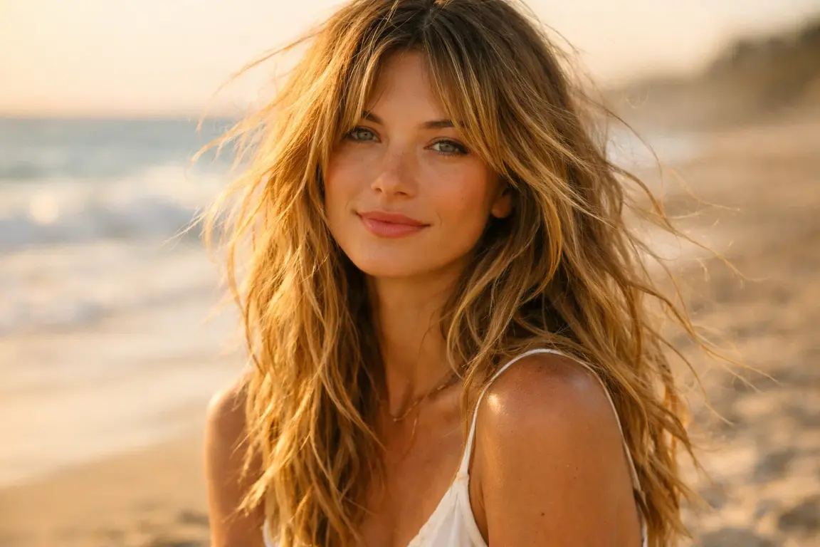 The Tousled Beachy Long Shag