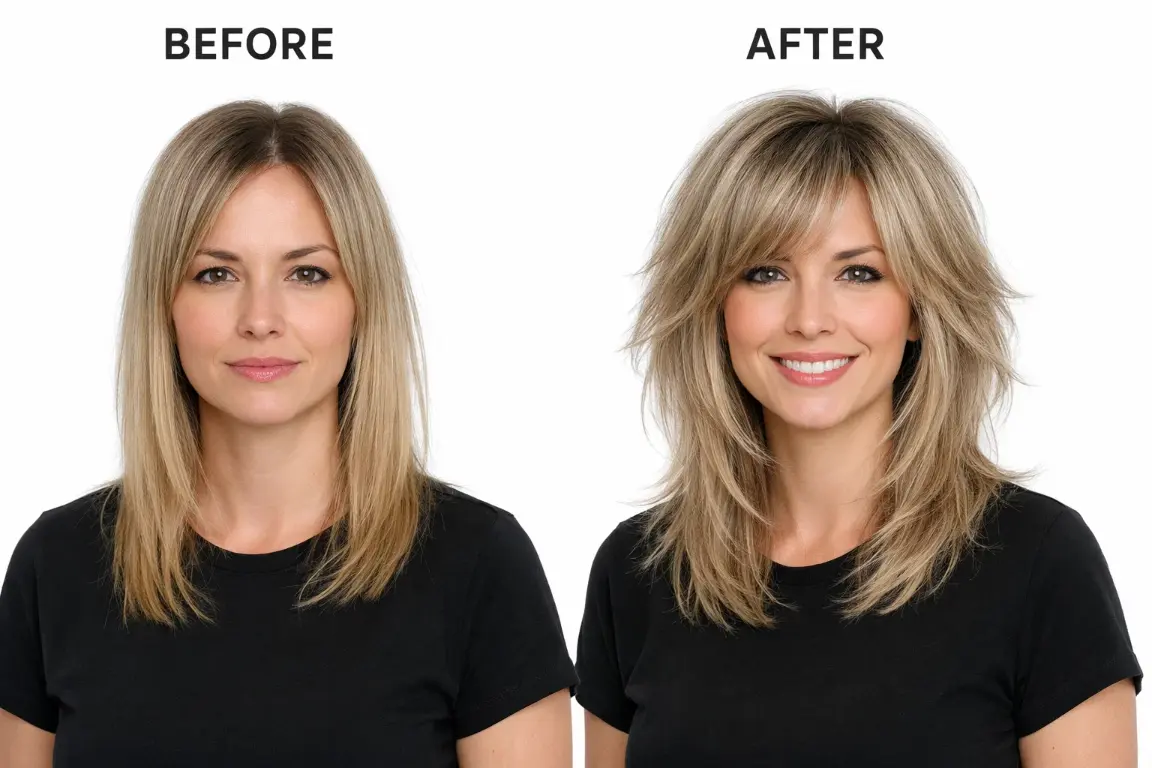 The Long Shag for Fine Hair