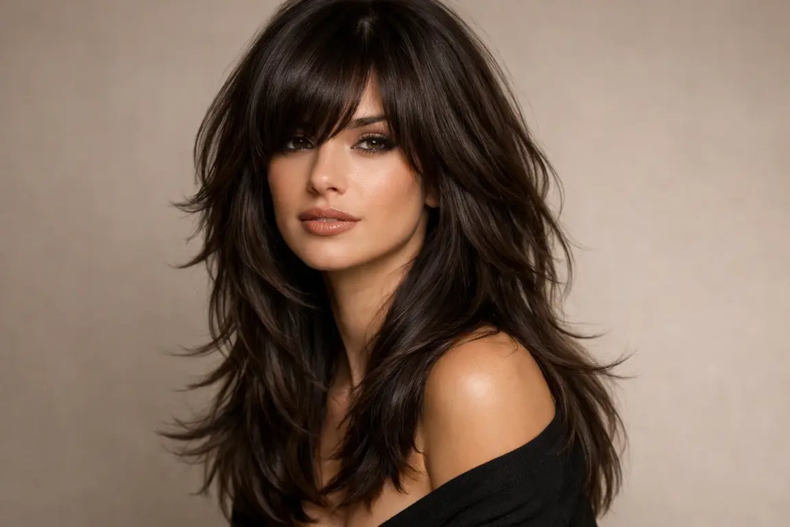 The Long Shag for Thick Hair