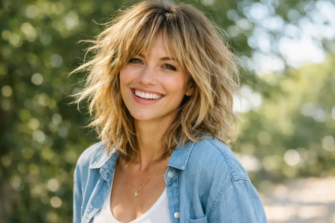 The Wavy Textured Shag