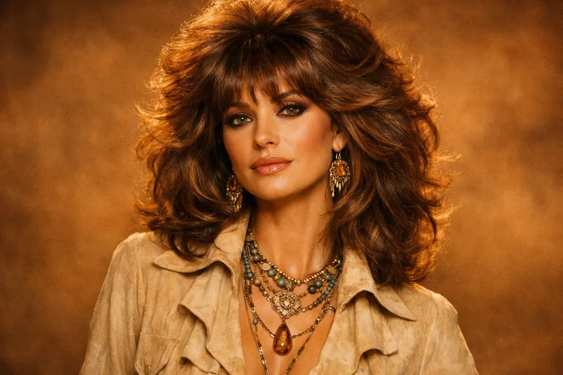 The 70s Inspired Voluminous Shag