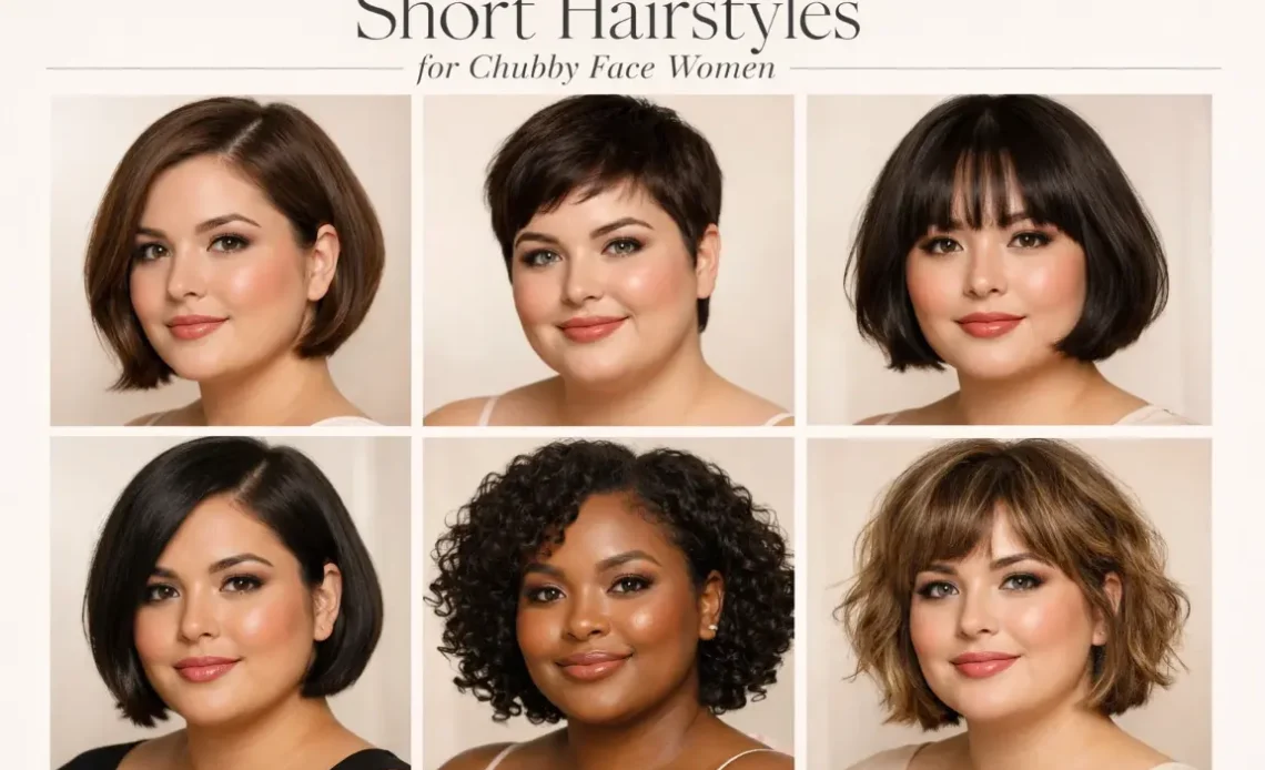 15 Unique Ideas for Short Hairstyles for Chubby Face Women