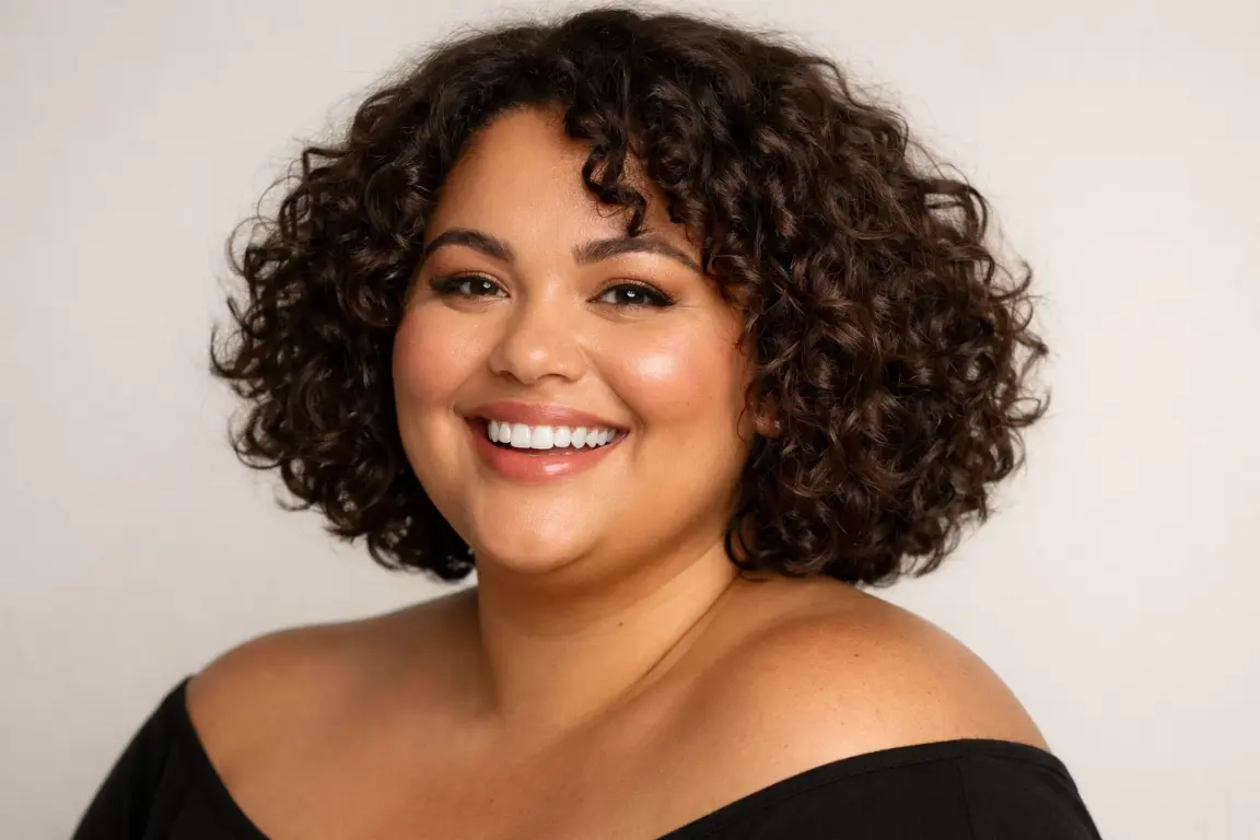 The Curly Neck-Length Bob