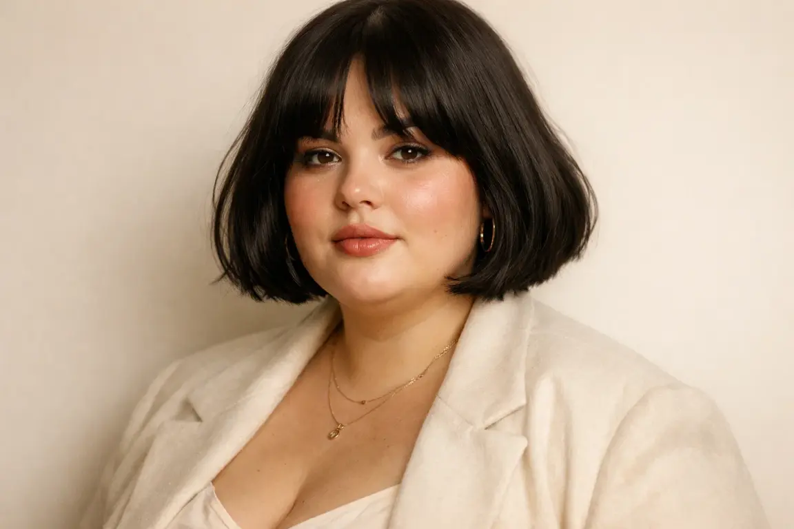 The French Bob with Curtain Bangs