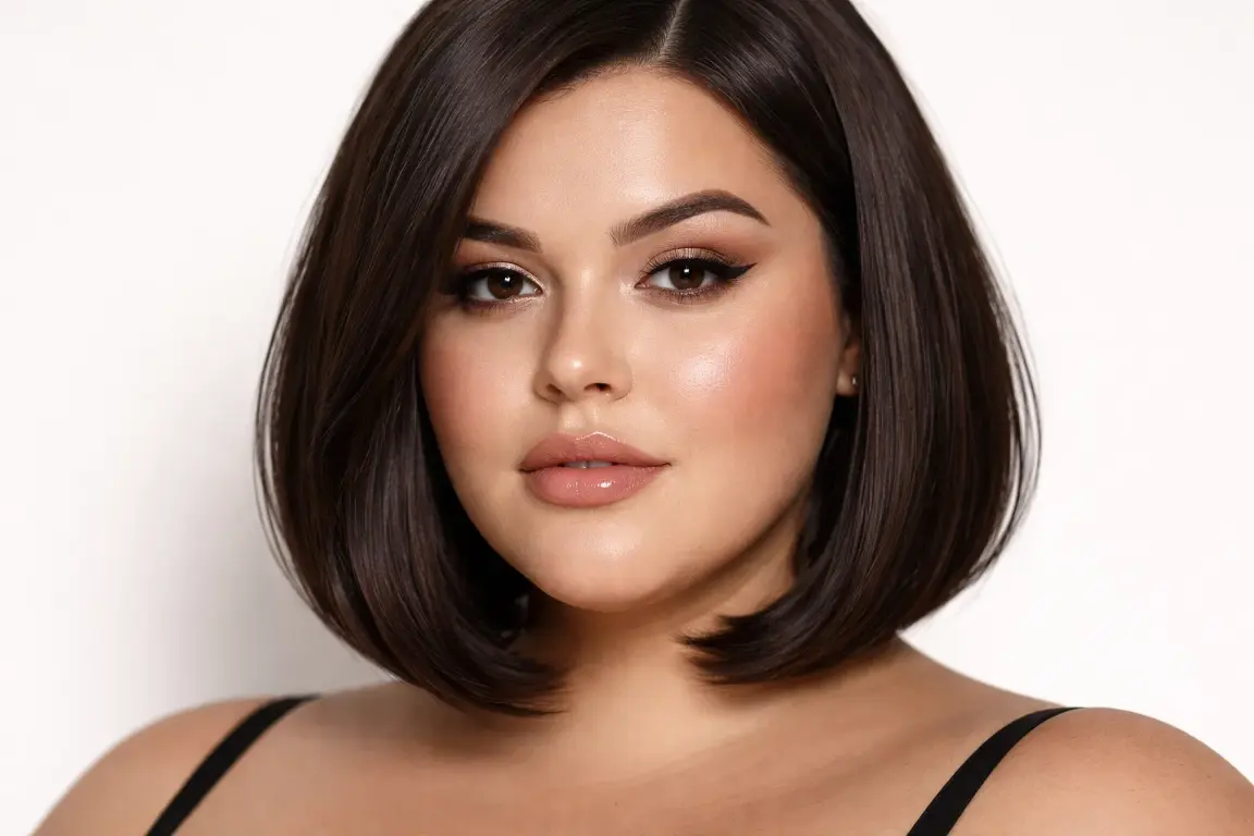 The Sleek Dark Bob