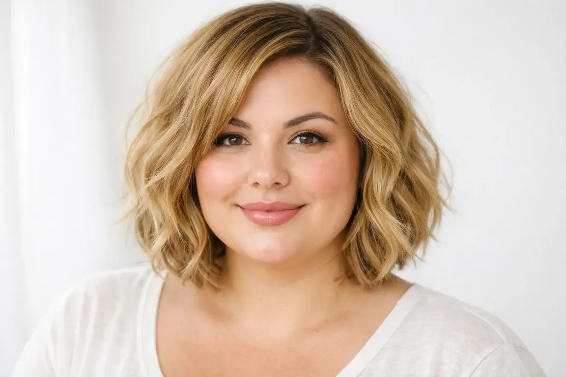 The Chin-Length Wavy Bob