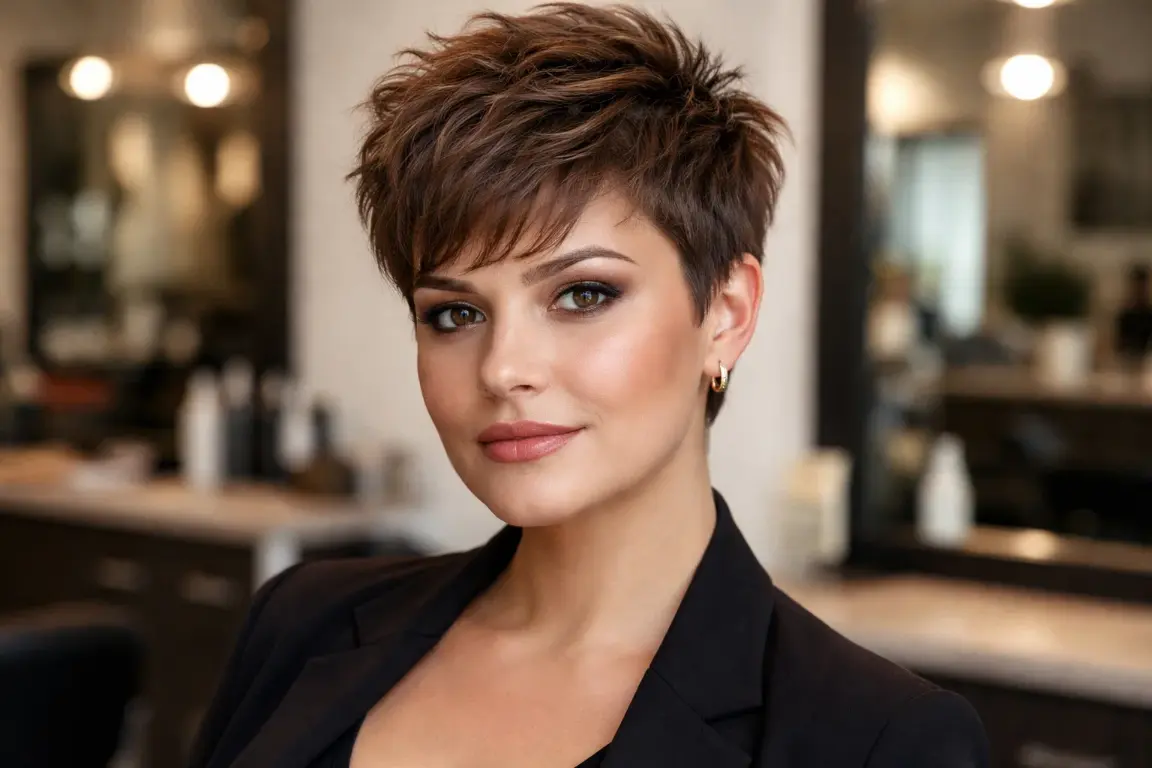 The Textured Pixie Cut