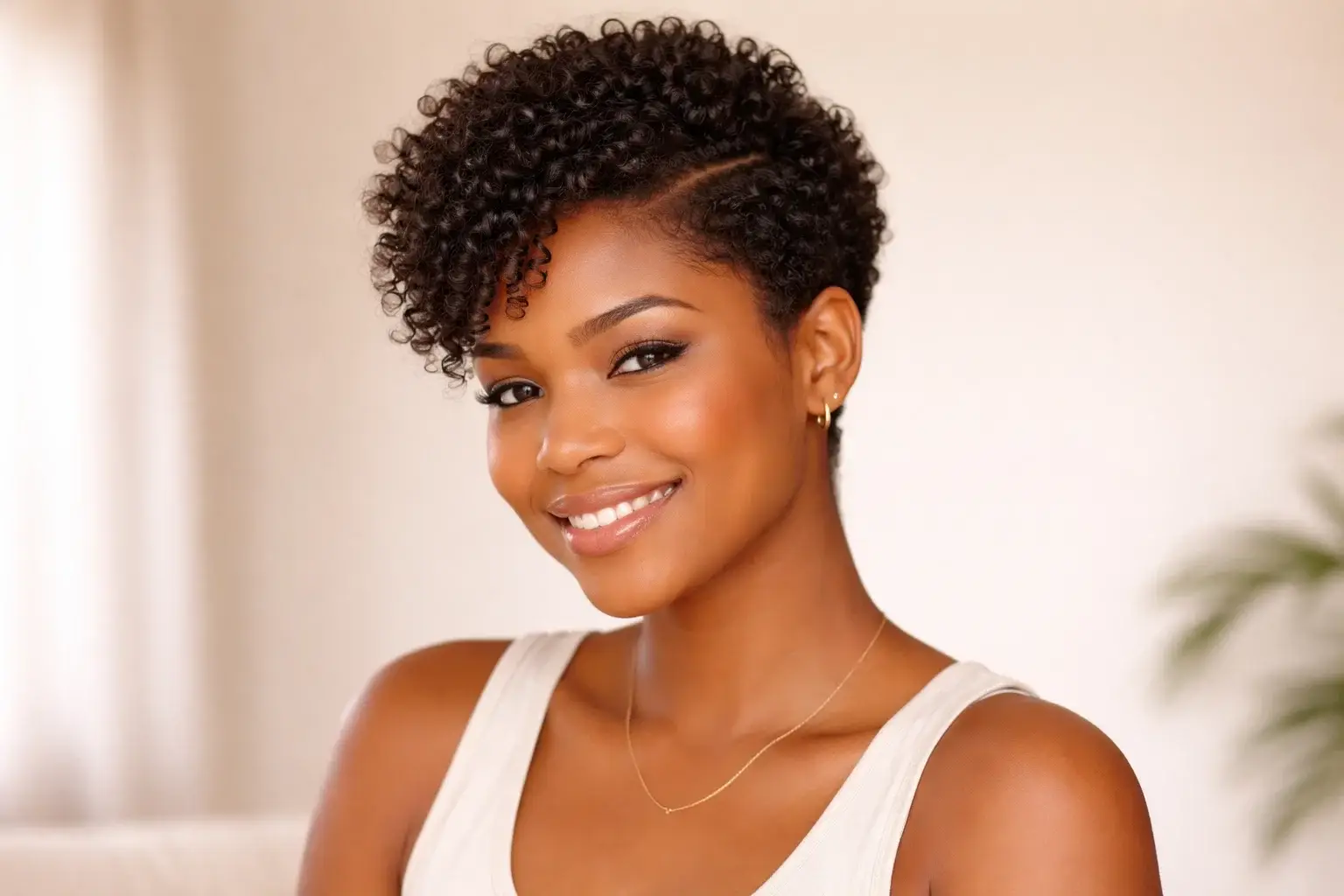 The Short Natural with Side Part