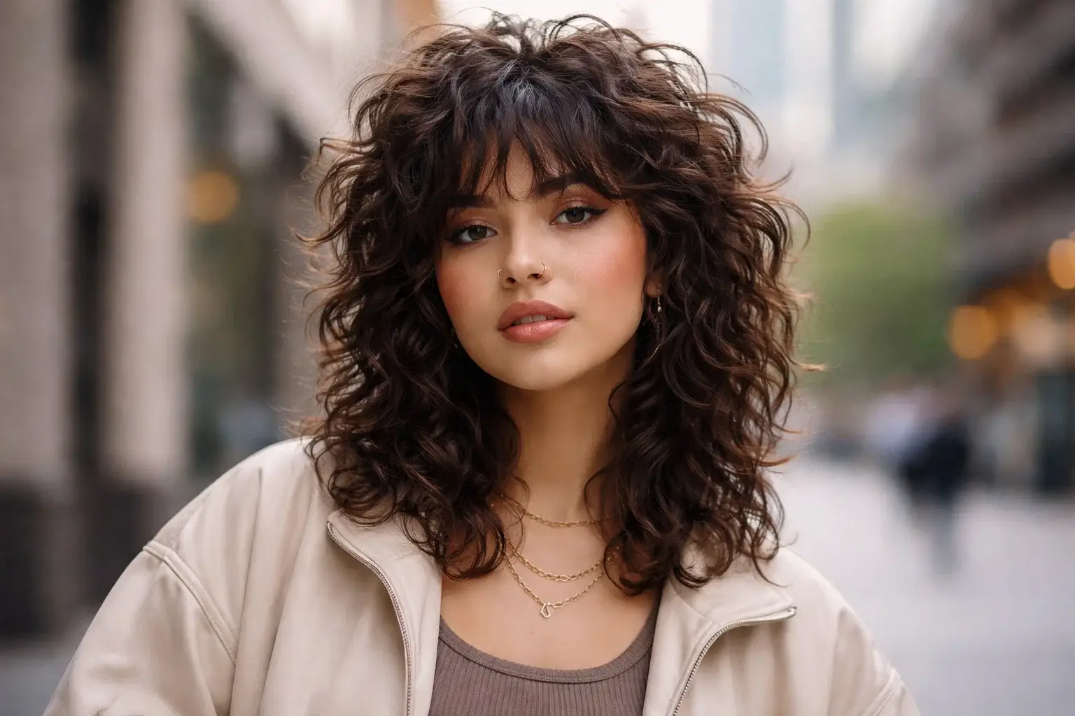 The Wolf Cut on Curly Hair