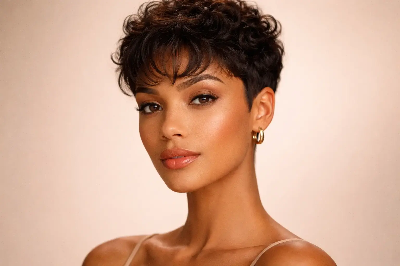 The Pixie Cut with Wispy Bangs