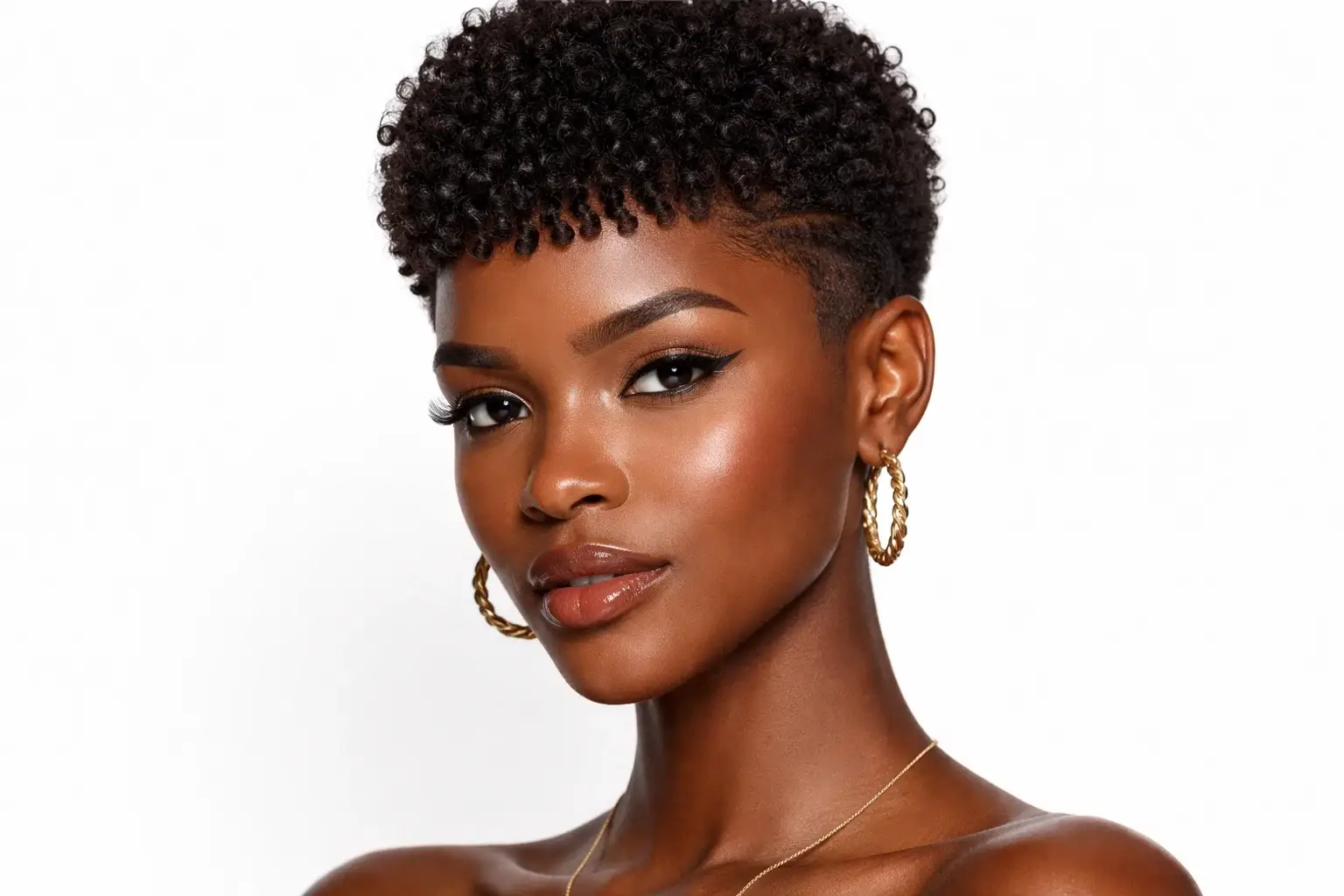 Tight Coils with a Cropped Fringe