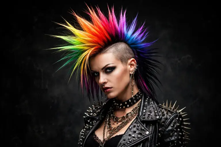 The Punk Inspired Spiked Mohawk