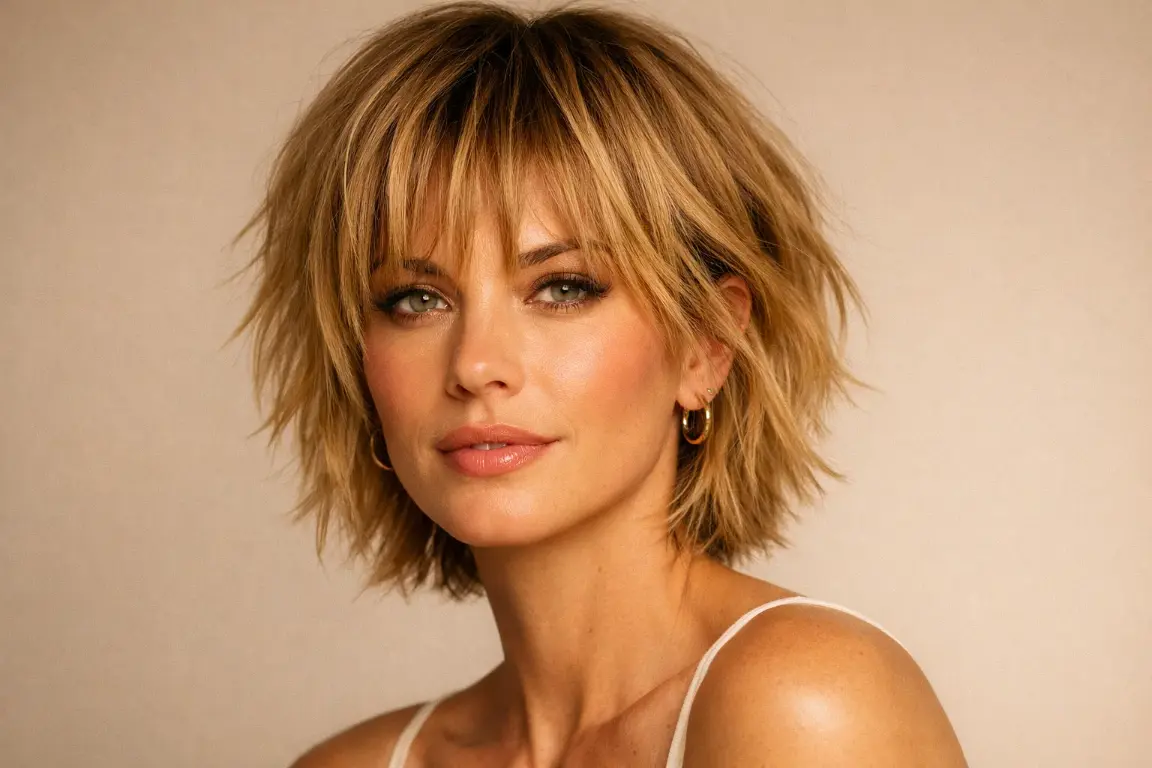 The 90s Inspired Choppy Shag