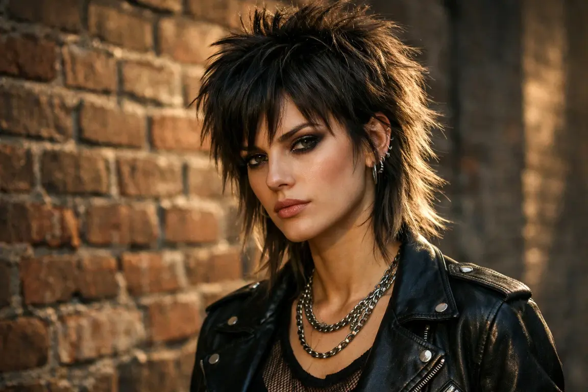 The Wolf Cut with Razored Choppy Layers